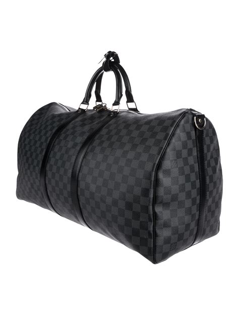 louis vuitton keepal strap|Keepall Bandoulière 50 Damier Graphite Canvas .